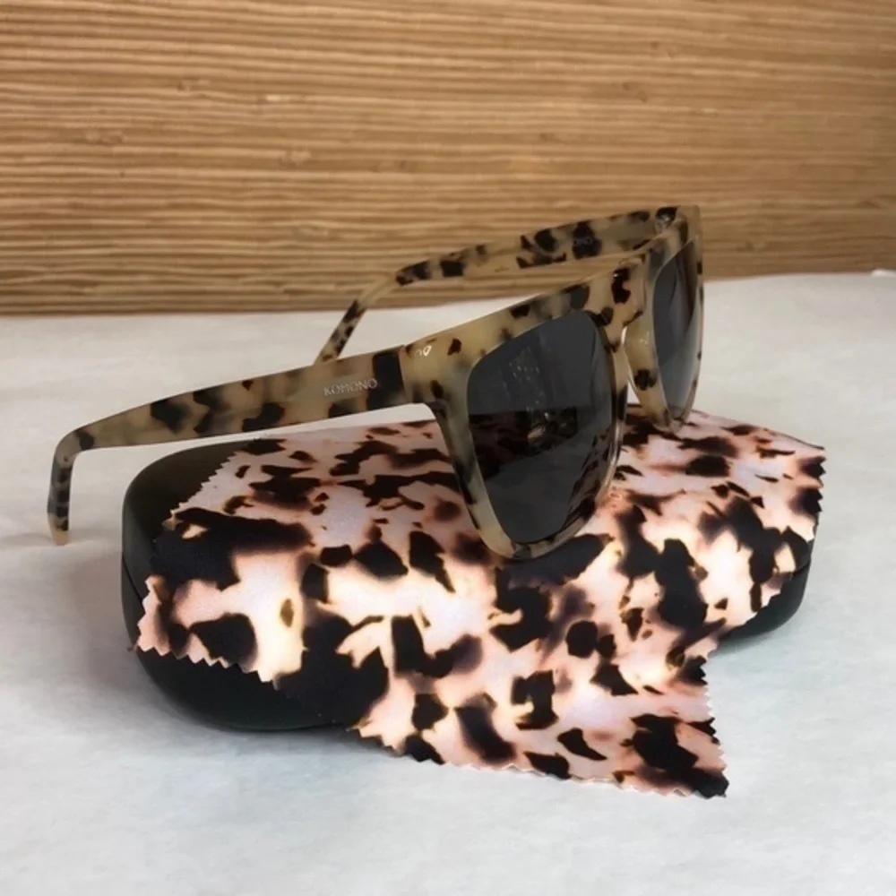 KOMONO Bennet Ivory Demi Sunglasses (NEW)